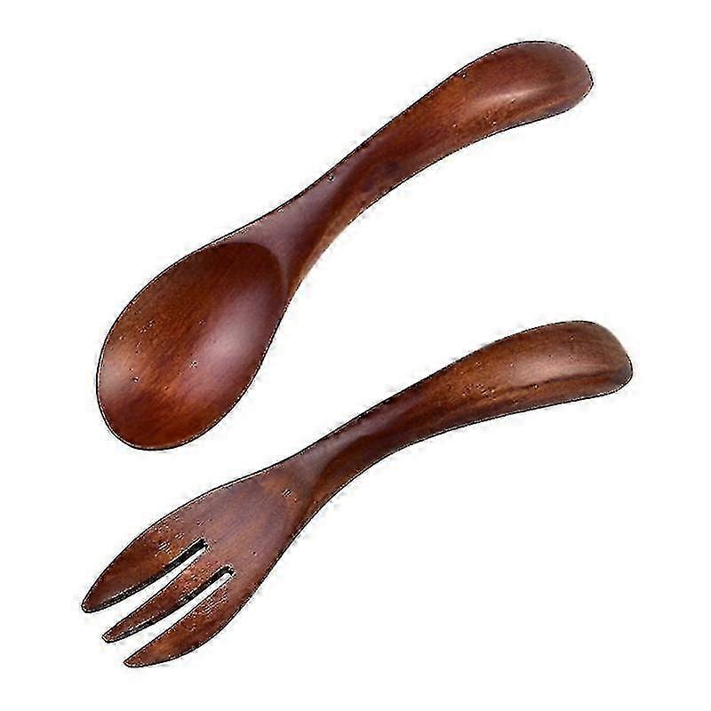 1pcs Kitchen Tableware, Wooden Fork