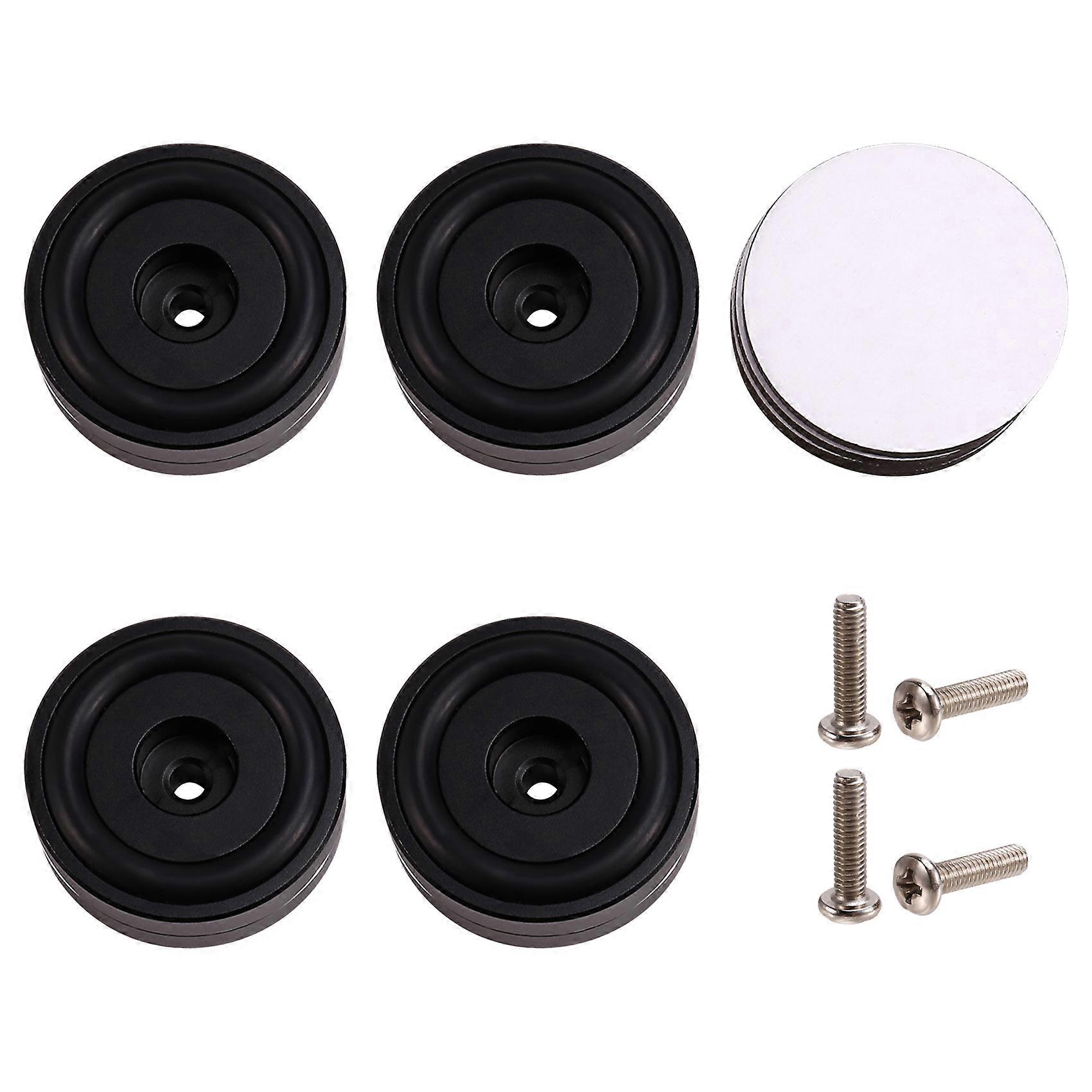 4PCS HiFi Turntable Isolation Feet Stand Speakers Black