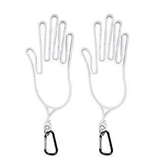 2Pcs Golfs Glove Dryer Shaper Tool for Golfer Golfs Glove Holder Hanger Keeper Rack Golfs Glove Stretcher Support Frame  Glove rack yellow bu