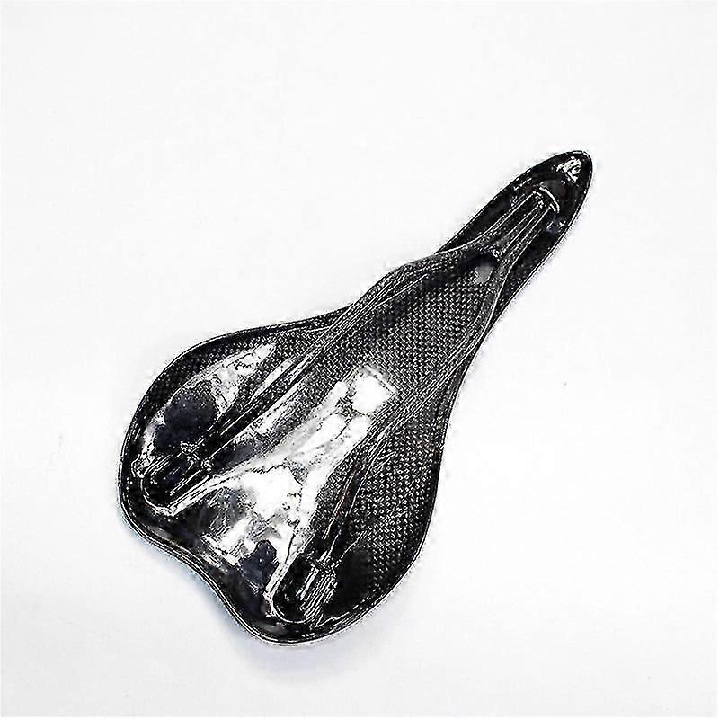 Comfort Bike Seat Bicycle Cushion Full Carbon Fiber Non-label Black Soft