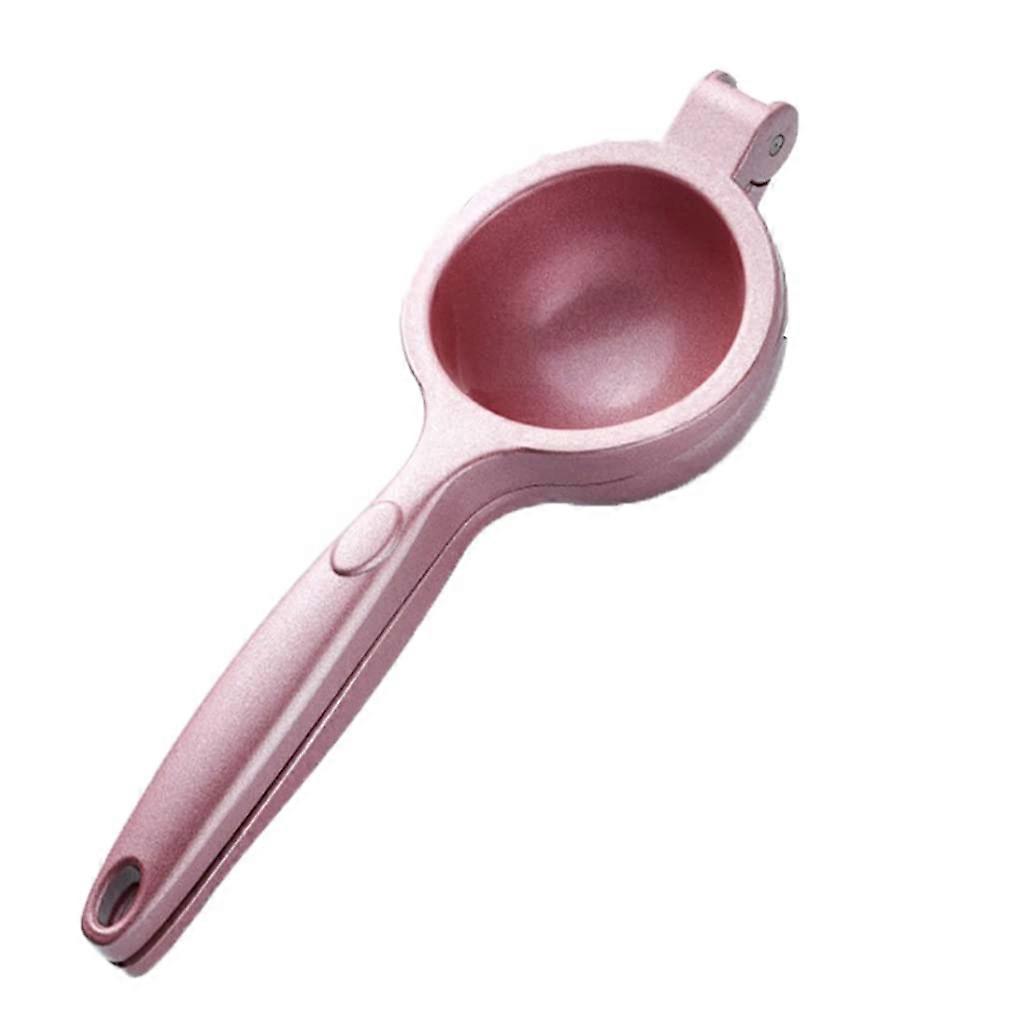 Lemon squeezing large citrus spherry manual squeeze lemon hand press ergonomic (pink)