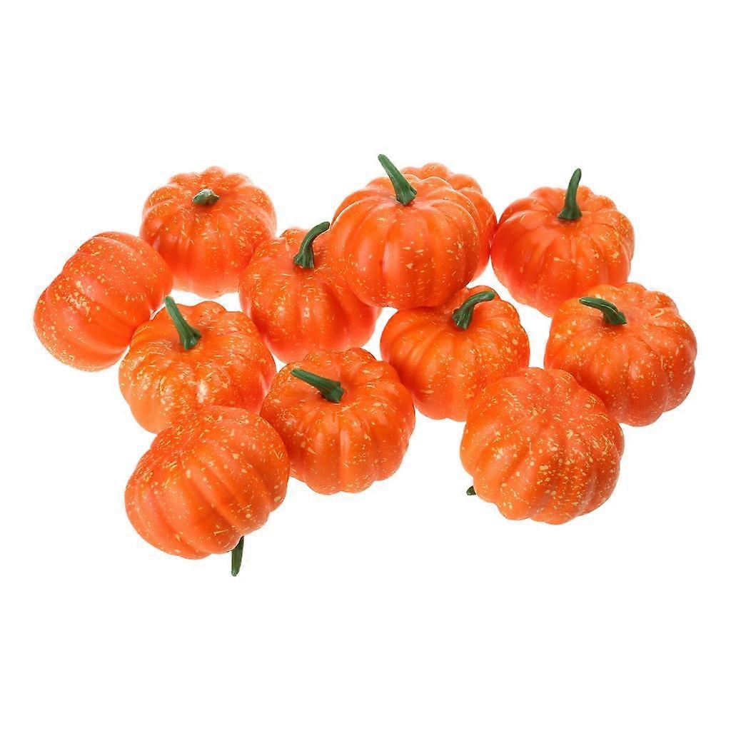 12Pcs Artificial Pumpkins Simulation Vegetable Decorations for Photography