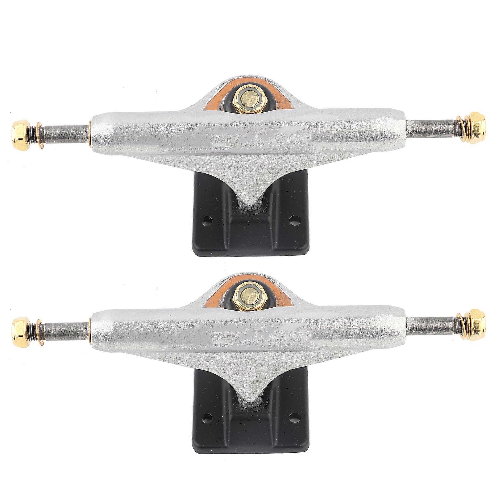 1Pair Skateboard Bracket Maple Skateboard Longboard Support Stand Accessory Silver