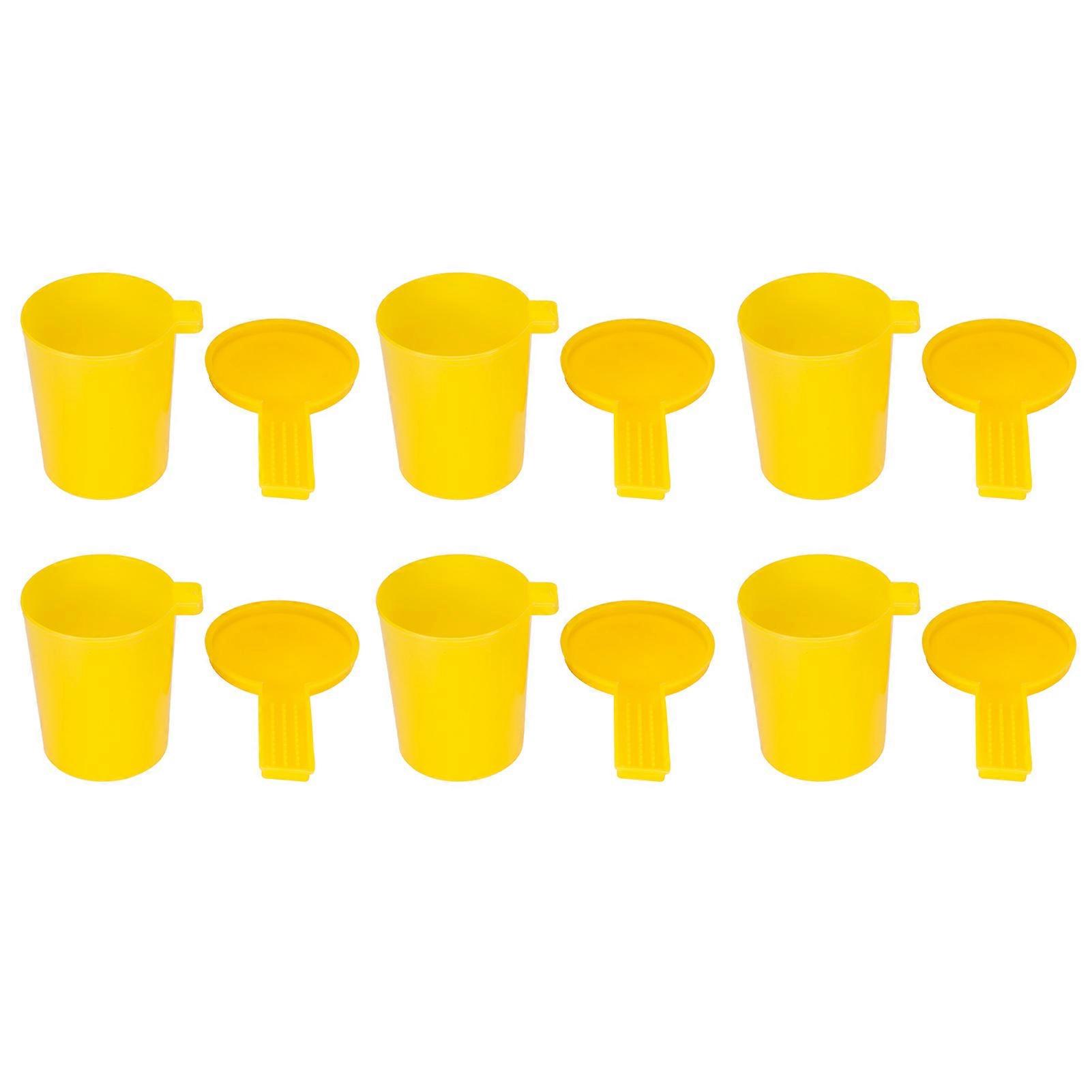 6Set Bee Water Feeder Beehive Drinking Feeding Device Beekeeping Rearing Accessory