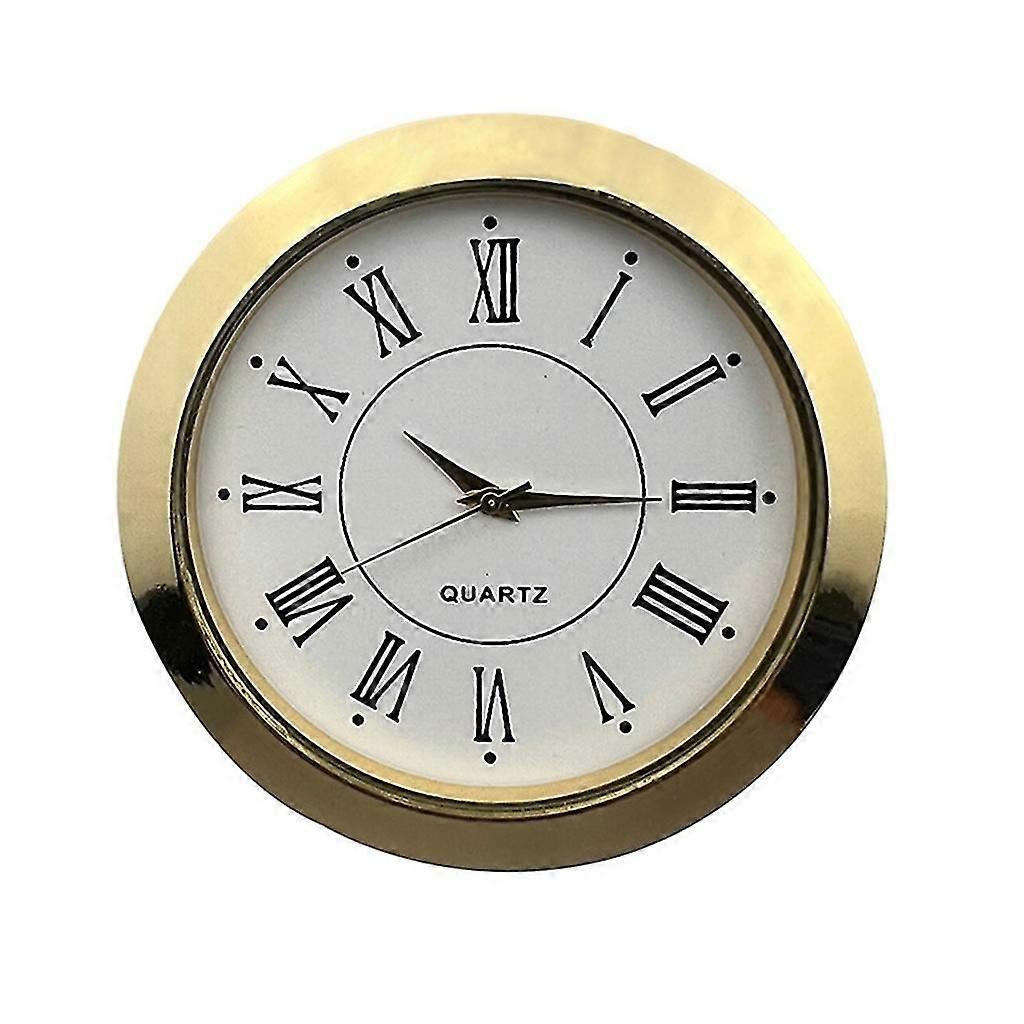 Stylish 55mm Clock Insert Diy Movement Round Clock Head Inlaid Reliable Time Display, Suitable For Various Settings