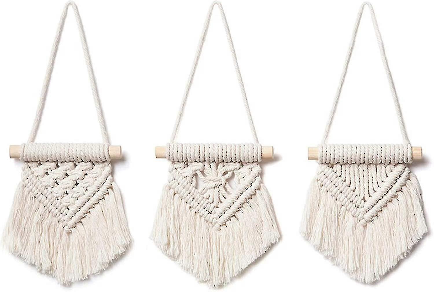 Mini Macrame Hanging R Boho R Diy Woven Ttries For Dorm Home R Wedding