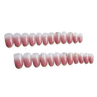 Cuspidal Naken Rosa Falska Naglar Säkra Och Smaklösa Falska Naglar
