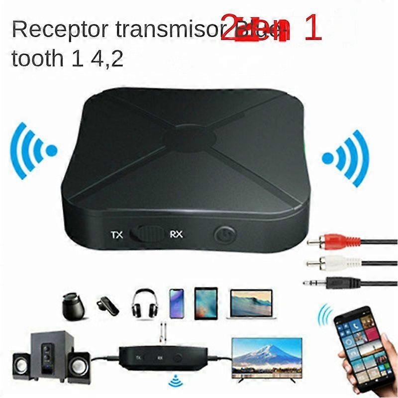 Bluetooth 4.2 Receiver Transmitter RCA 3.5mm AUX Jack USB Dongle Wireless Audio Adapter Handsfree Call For Car Kit TV PC Speaker