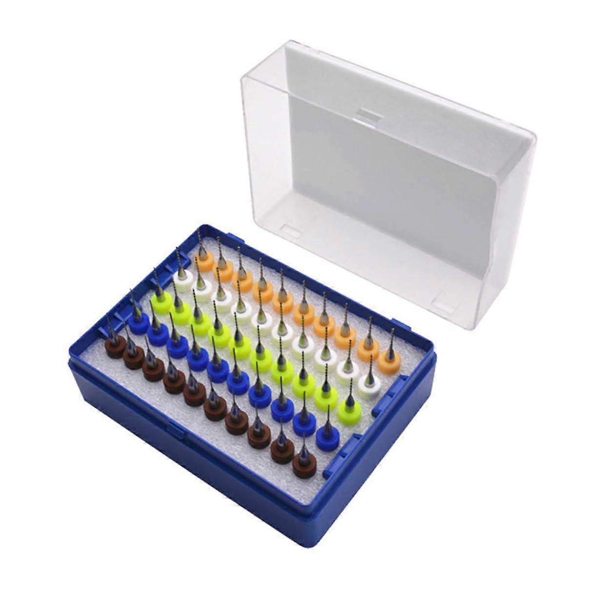 High Strength 50pcs Carbide Drill Bits 0.50.9mm Size Drill Bits Tungsten Carbide