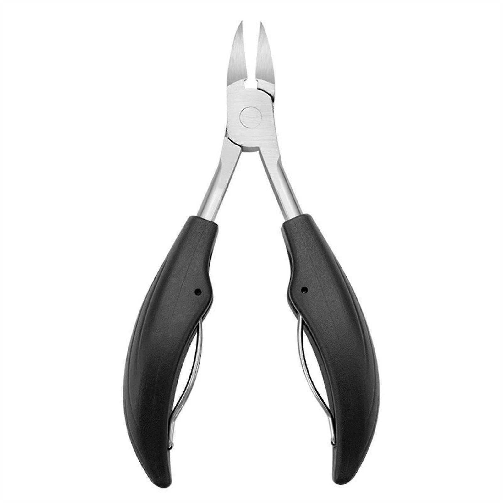 Pet Nail Scissors Professional Cuticle Scissors for Toes, Black Trimming Clipper, Durable Stainless Steel, Ergonomic Handle