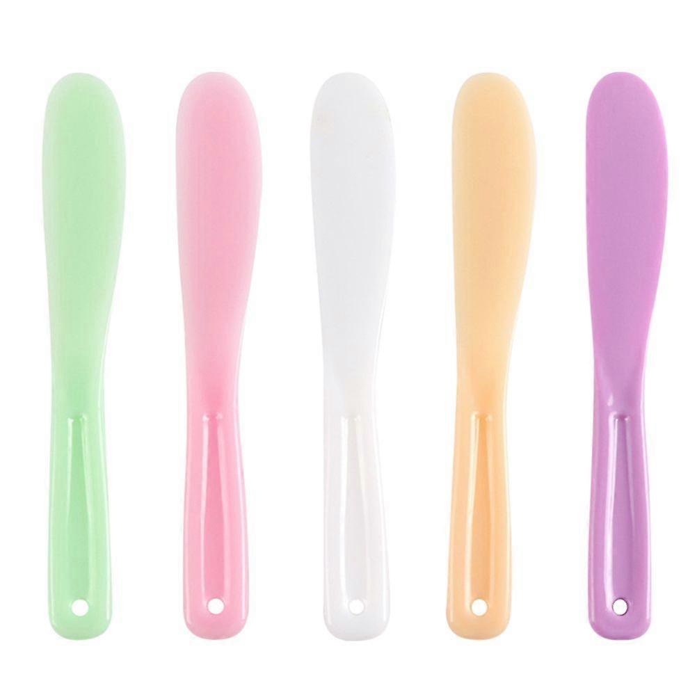 5Pcs  Beauty Makeup Mask Plates Practical Mask Mixing Sticks DIY Mask Stirrers (Assorted Color)