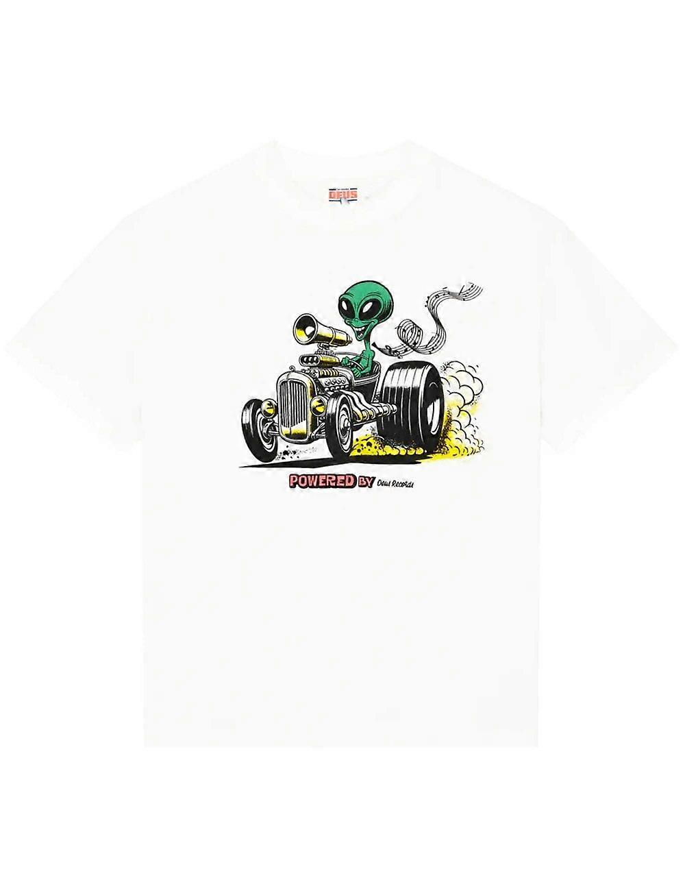 Men's Deus Ex Machina Celestial Rod T-shirt - Vintage White