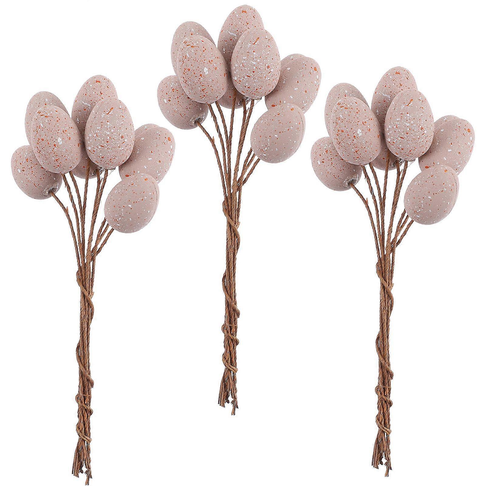 27pcs Easter Spotted Egg Decoration Branch Easter Party Celebration Decoration