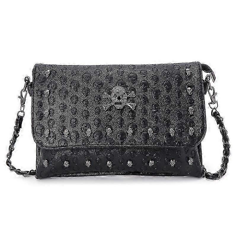 المرأة حقيبة يد برشام القوطية أكياس الجمجمة سلسلة رسول كروسبودي حقيبة الكتف
