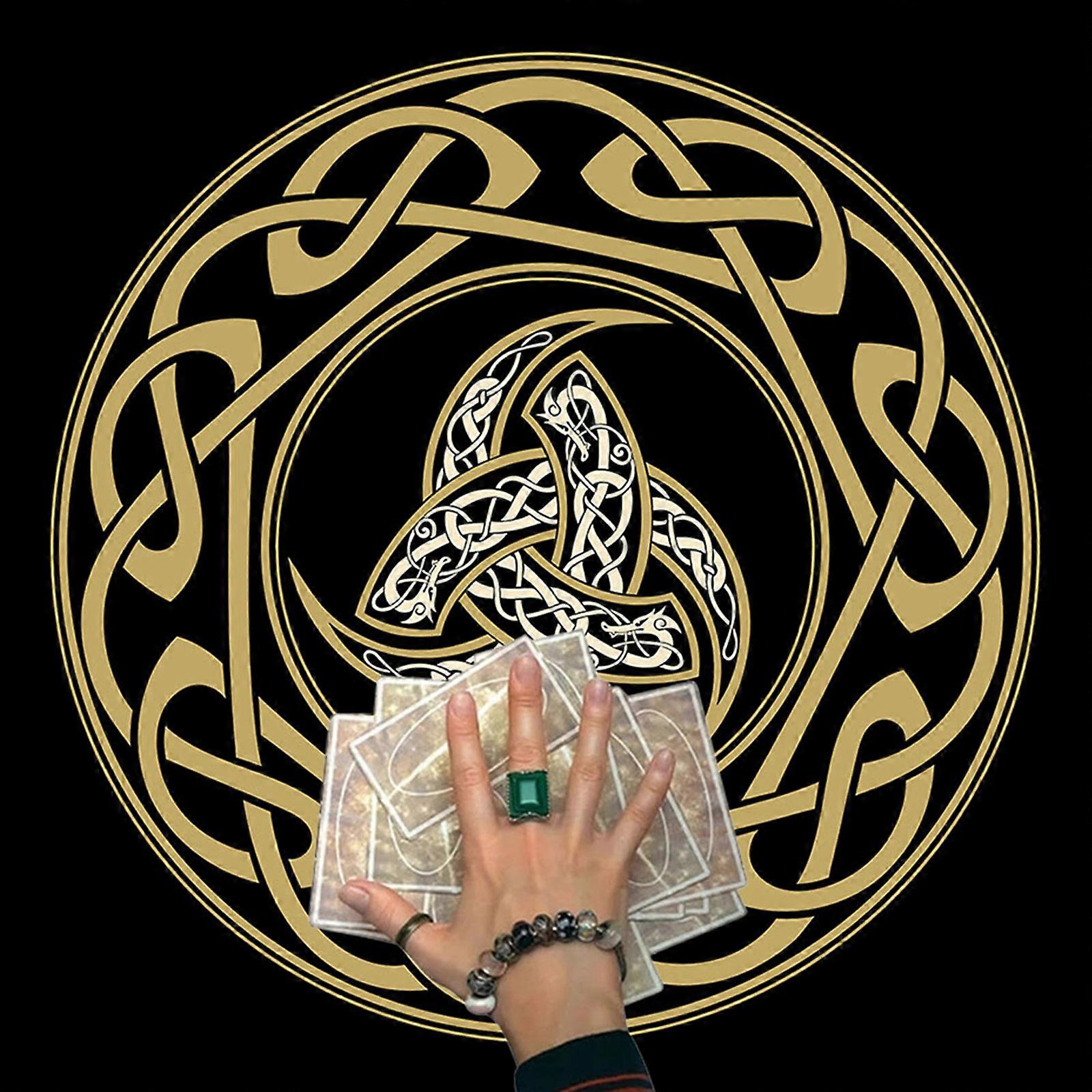 Tarot Card Tablecloth Square Flannel Tarot Tablecloth Board Game Astrology Oracles Pad Divination Altar Tarot Tablecloth