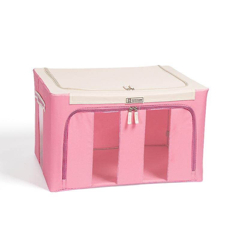 Large Storage Bag, Foldable Storage Box, With Handle, Sealed Zipper And Reinforced Iron Frame 50 * 40 * 33 Cm (series 01)