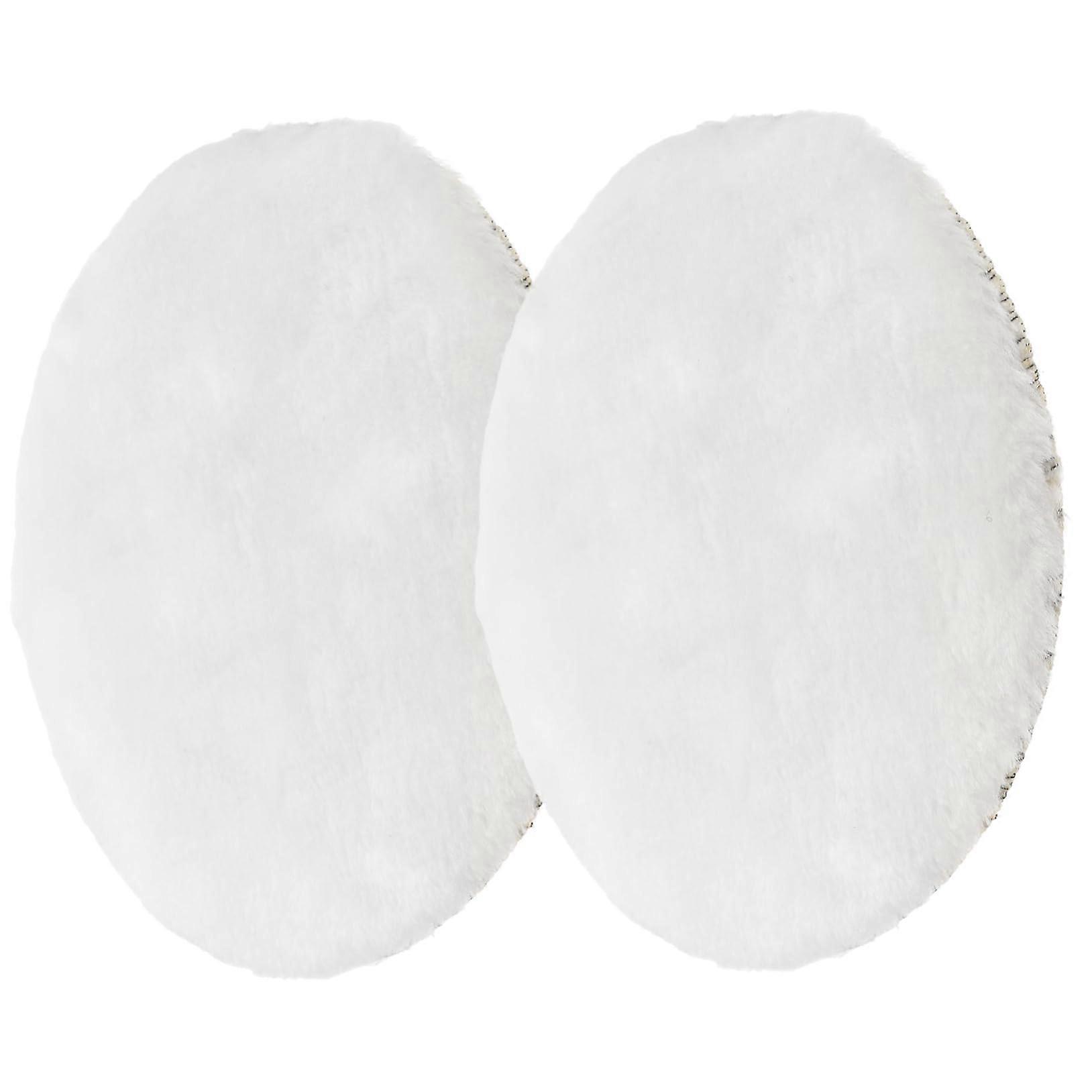 Pack of 2 Wool Polishing Pads, SelfAdhesive for Drill, HighQuality Polishing Discs