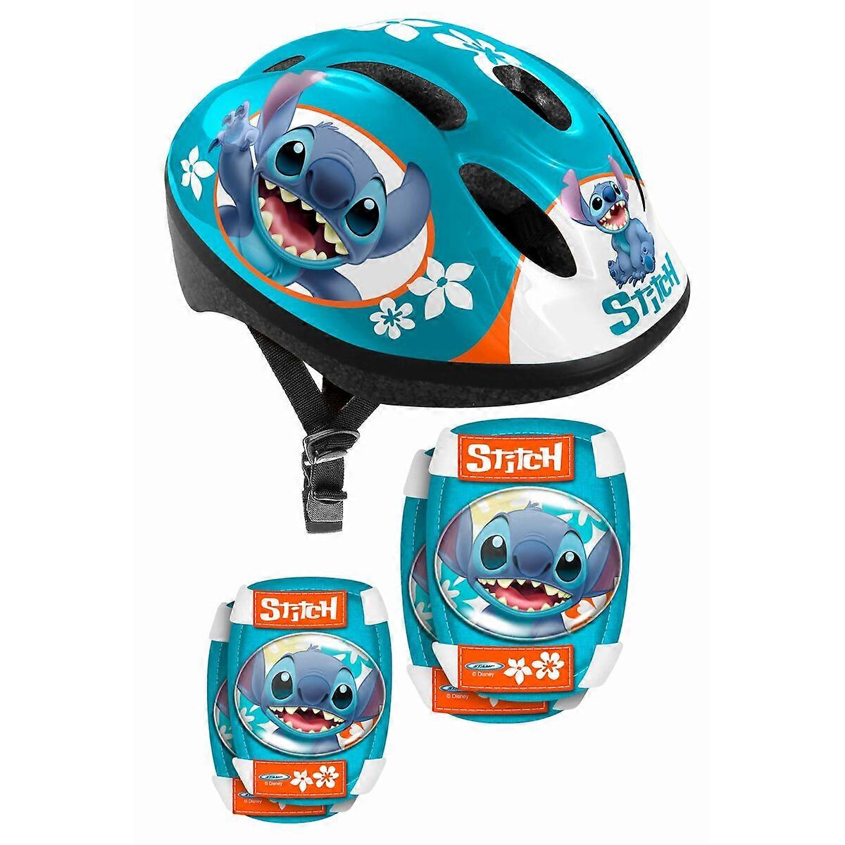 Sports Protection Set Disney Stitch Blue