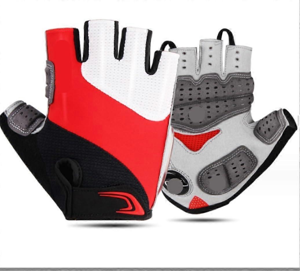 sports gloves halffinger gloves, weightlifting, halffinger, cycling, cycling, halffinger gloves gloves Motocross Rood L