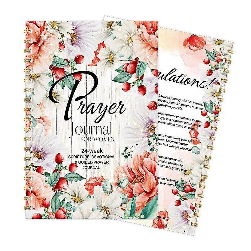 Prayer Journal for Women: 24 Week of Prayer, Reflection and Praise Devotional and Guided Prayer Notebook
