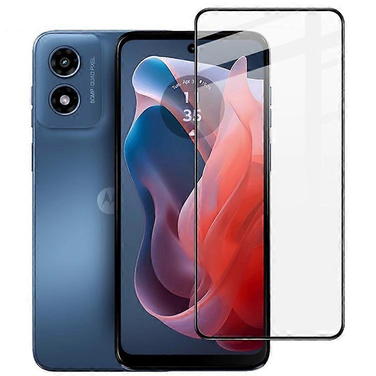 IMAK Pro +シリーズ対応、Motorola Moto G Play(2024)4G強化ガラスフルスクリーンプロテクターセンシティブタッチフィルム