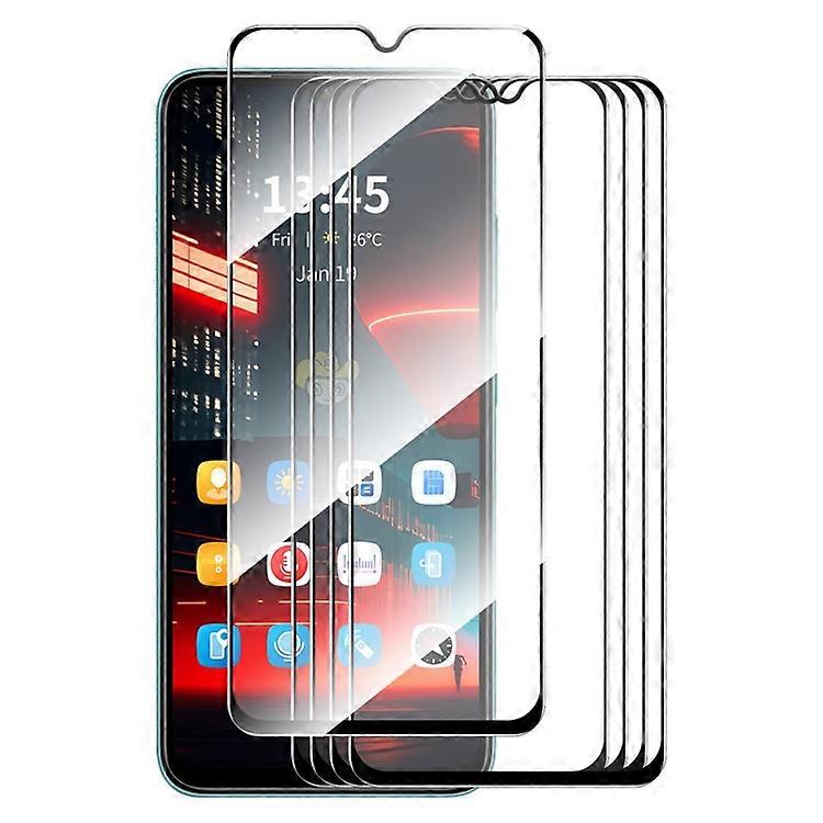 ENKAY HAT PRINCE5個ZTE nubia Neo 5Gスクリーンプロテクター高アルミニウムシリコンガラスフィルム9H硬度スクラッチレジに対応