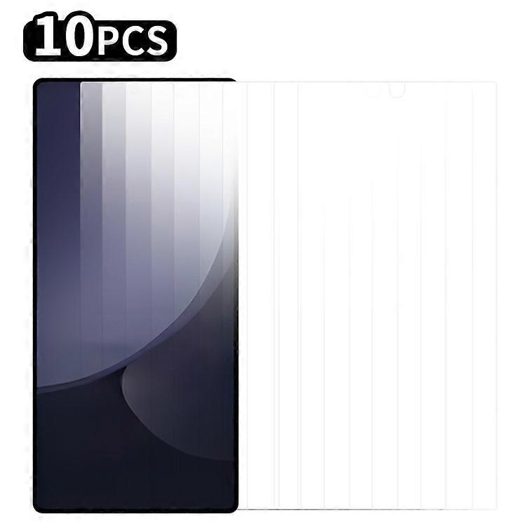 サムスンギャラクシーS25ウルトラスクリーンプロテクターウルトラクリアAGCガラスフィルム(指紋ロック解除)に対応したRURIHAI 10個