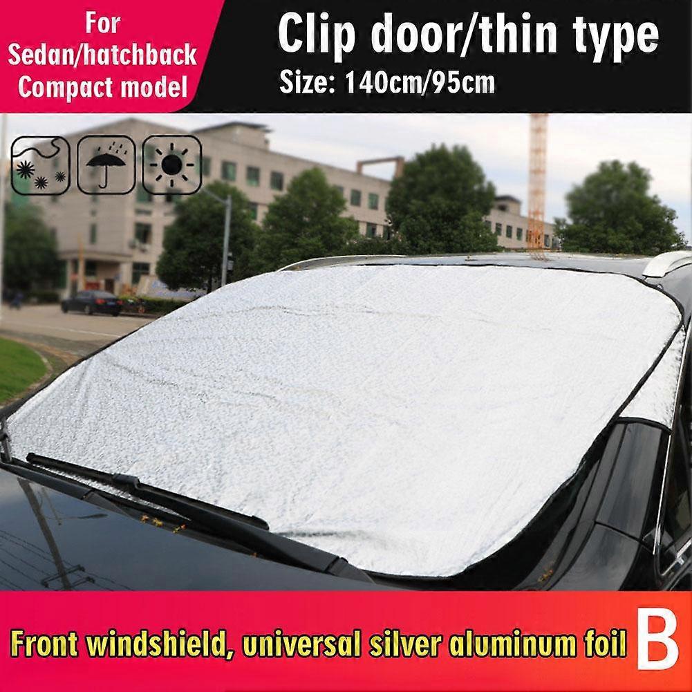Front car cover 140*95cm(B)$Car snow shield front windshield 230*140