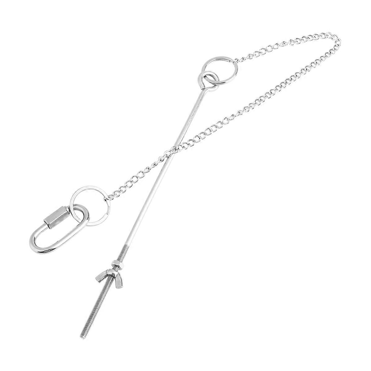 Hanging Chicken Feeder with Veggies Skewer Holder – Durable, Easy Install, Coop Use, Bird Enrichment