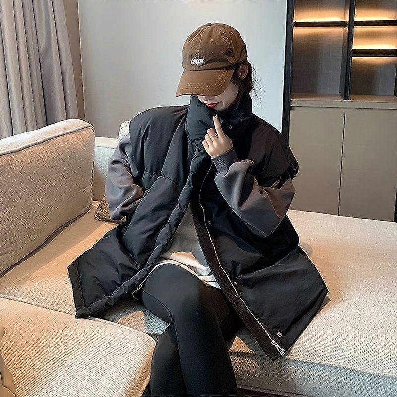 Women's Plus Size Waistcoat Autumn and Winter Stand-up Collar Thickening Cold Warm Casual Commuter Shoulder Jacket