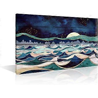 Abstract Sea Wave Wilderness Mountain Wooden Jigsaw  Puzzle Game 1000 Pieces