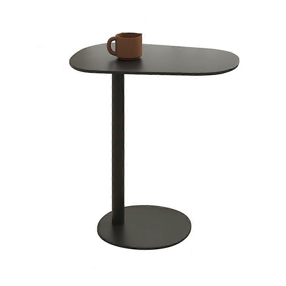 Side table, Cshaped side table, Sofa side table, Nightstand for living room, bedroom, Black, 63cm 63cm Black