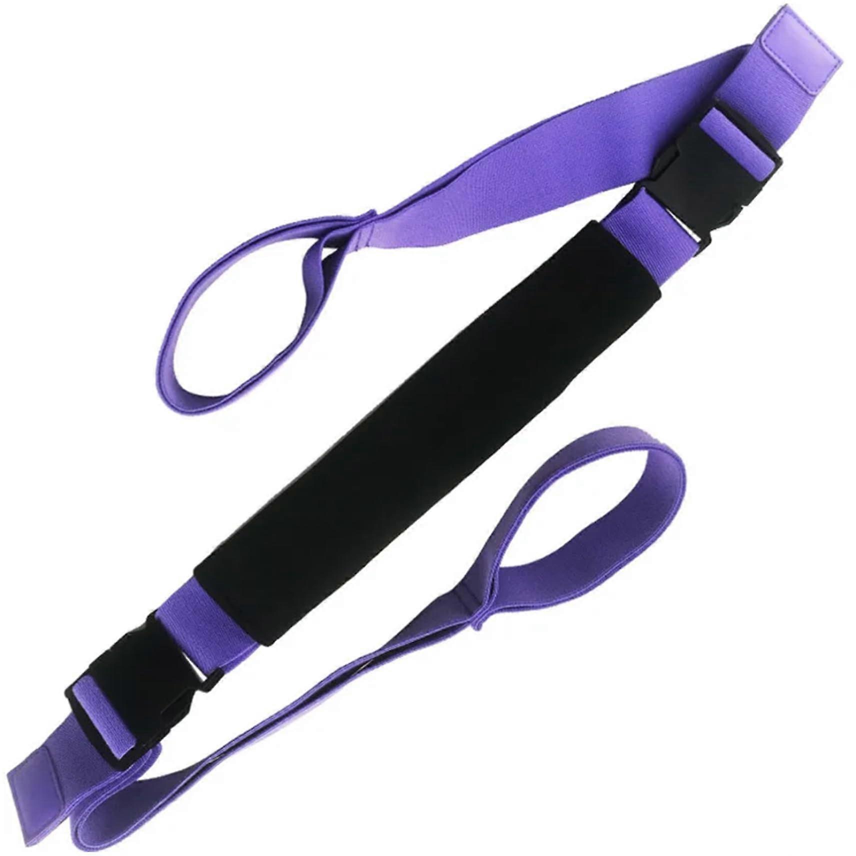Yoga Strap for Stretching, 59-Inch High Elastic Adjustable Stretch Band, Durable Material for Flexibility Training