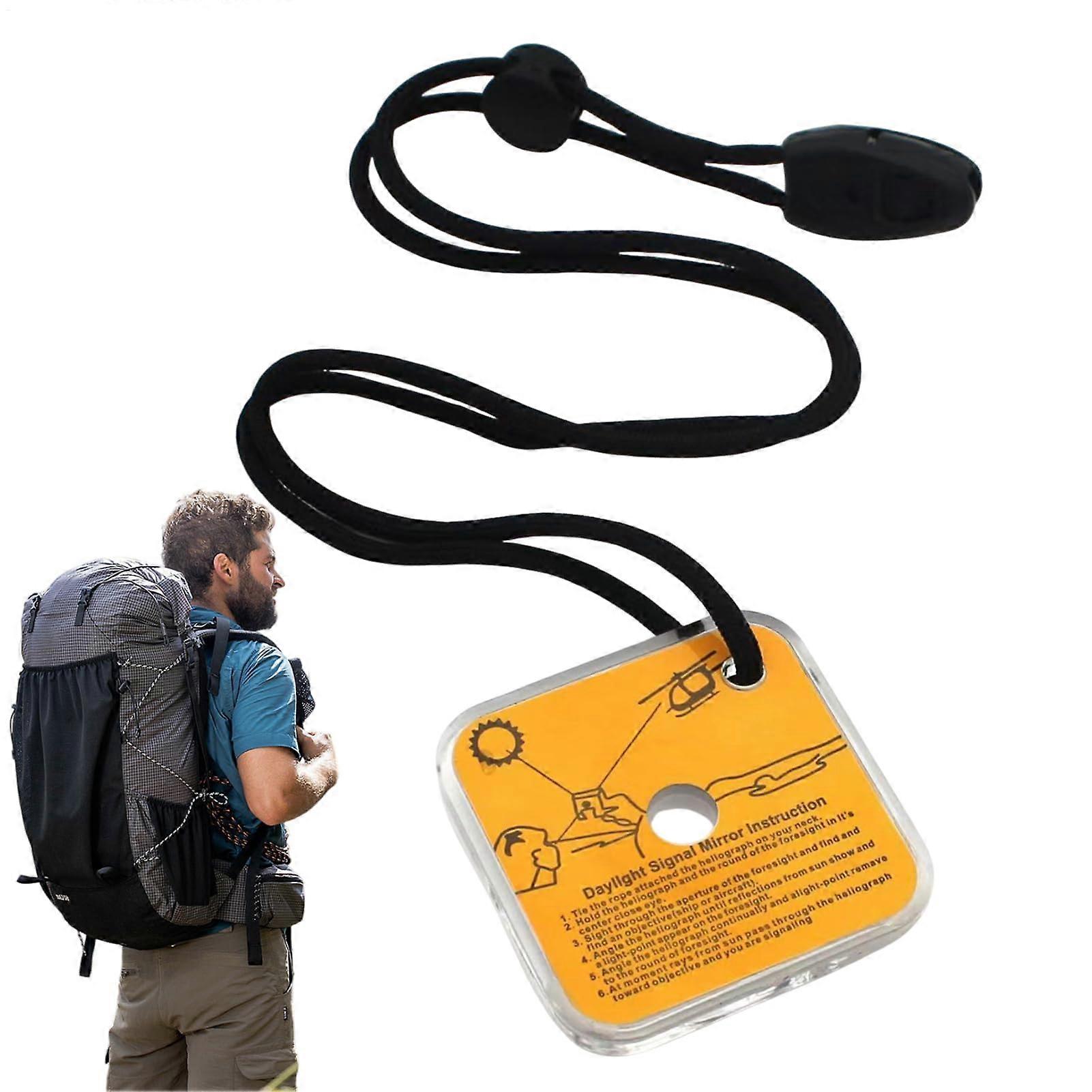 Signal Mirror, Camping Mirror, Reflective Survival Mirror, Outdoor Survival Technologies
