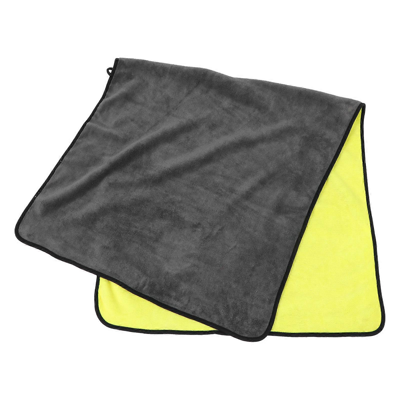 Dog Bath Towel Absorbent Pet Towel Rectangular Shape Yellow Color 140X70CM Quick Dry For Bathing After 1Set