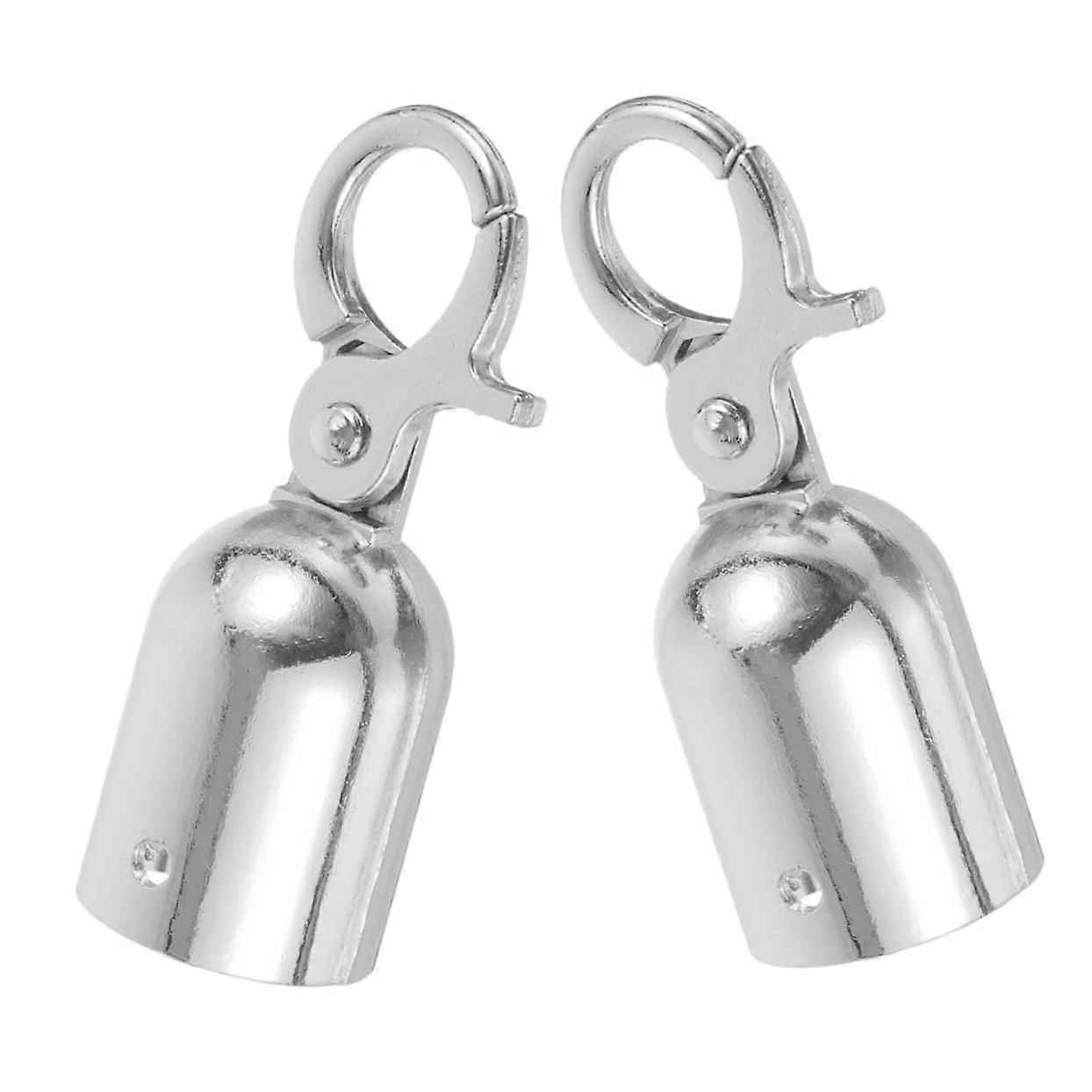 1Satz rope end stoppers snap hooks for stanchions rust material easy to tall elegant design for decorative applications for events