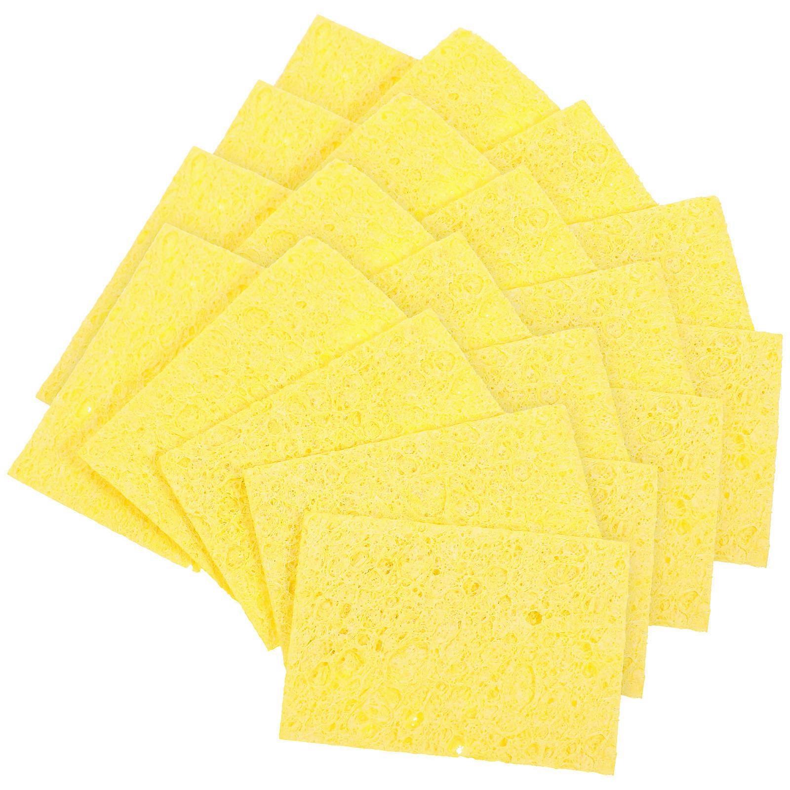 Cleaning Soldering Iron Tips Pad Diy Users Professionals 5.00X3.50X1.00cm Removing Solder Residue 100Set