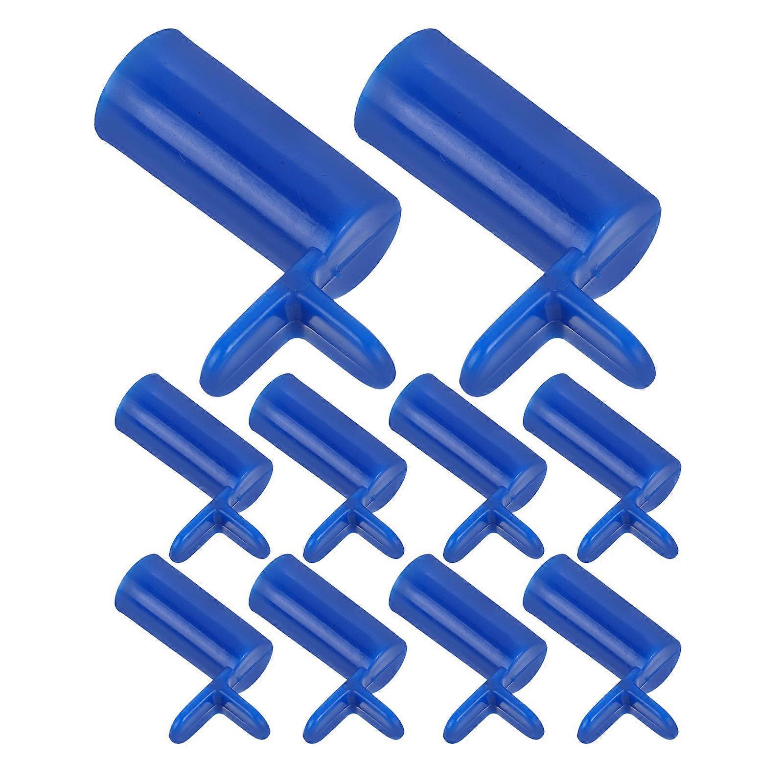 Billiard Supplies Plastic Cue Rack Ends Stable Structure Snooker .50X3.50X1.70CM Portable Design 10Pcs