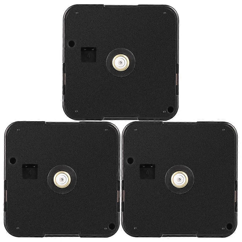 Silent Quartz Clock Mechanism Movement Square Shape Plastic Material Simple and Elegant Design Clock Makers Quartz Movements 3Pack