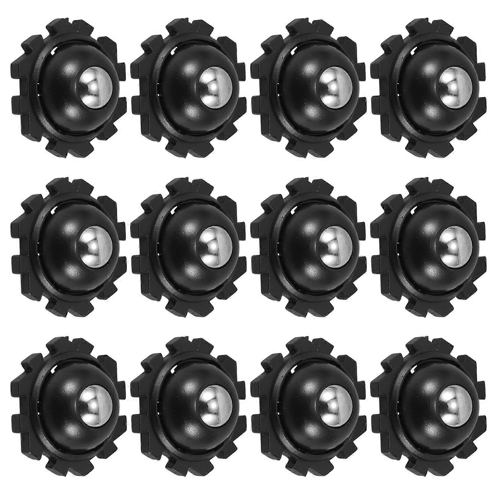 Universal Movable Wheels Ball-Bearing Swivel Modular Design Diy Projects 12Pcs
