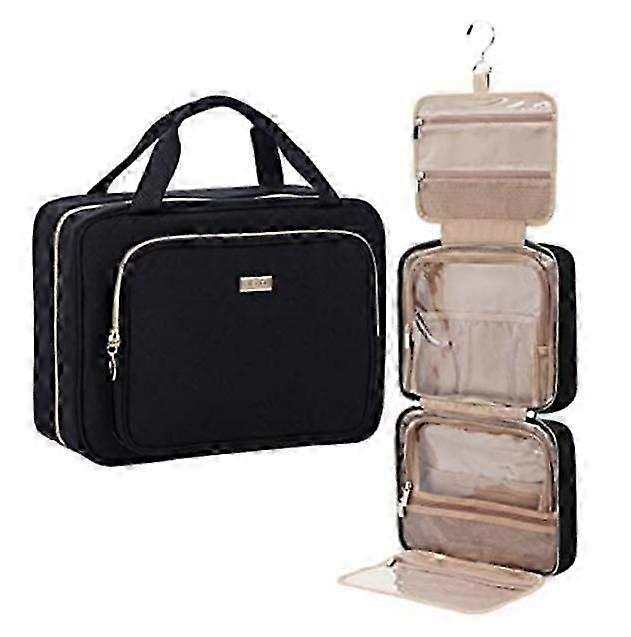 4 Sections Hanging Travel Toiletry Bag Organizer