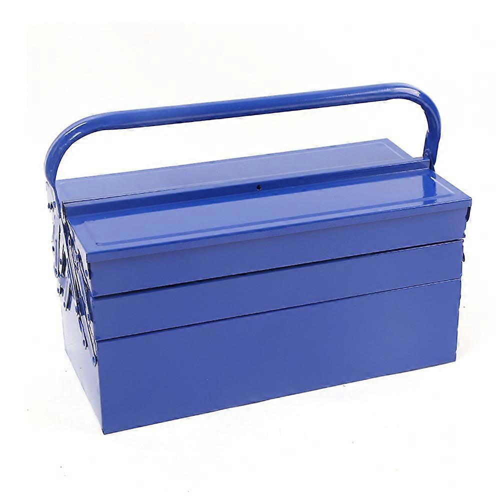 Car Repair Tool Box Thicken Portable Tool Container Case Large Iron No Rust Three-Layers 1Pcs