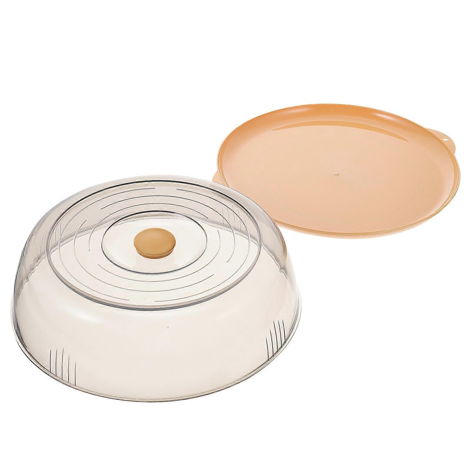 Orange Food Cover for Dining Table Use Keeps Food Fresh and Most Plates and Bowls