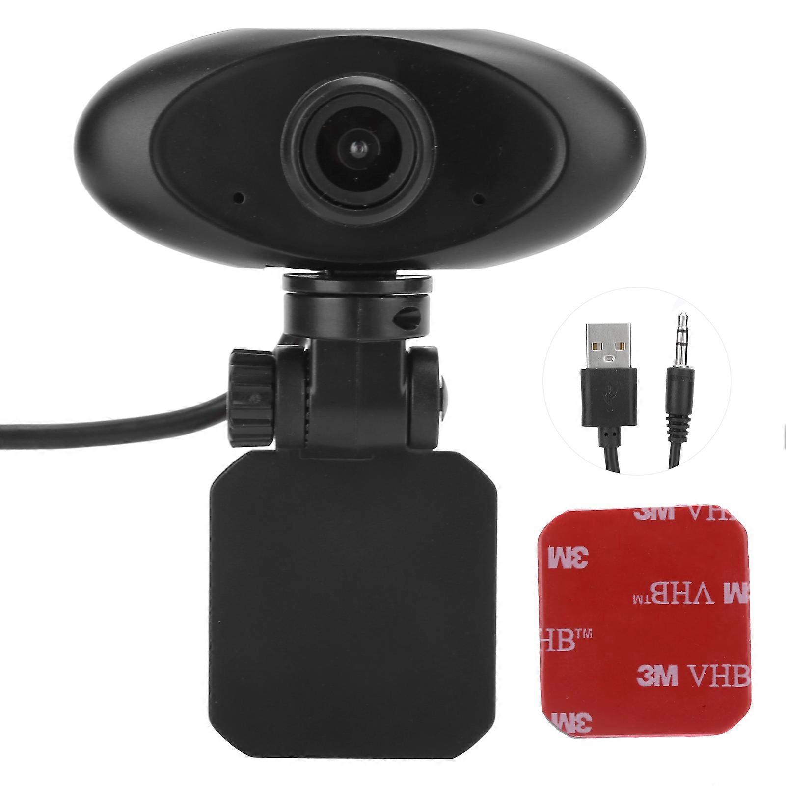 720P HD Webcam, Free USB Drive, Built-in Microphone, 360 Degree Rotation