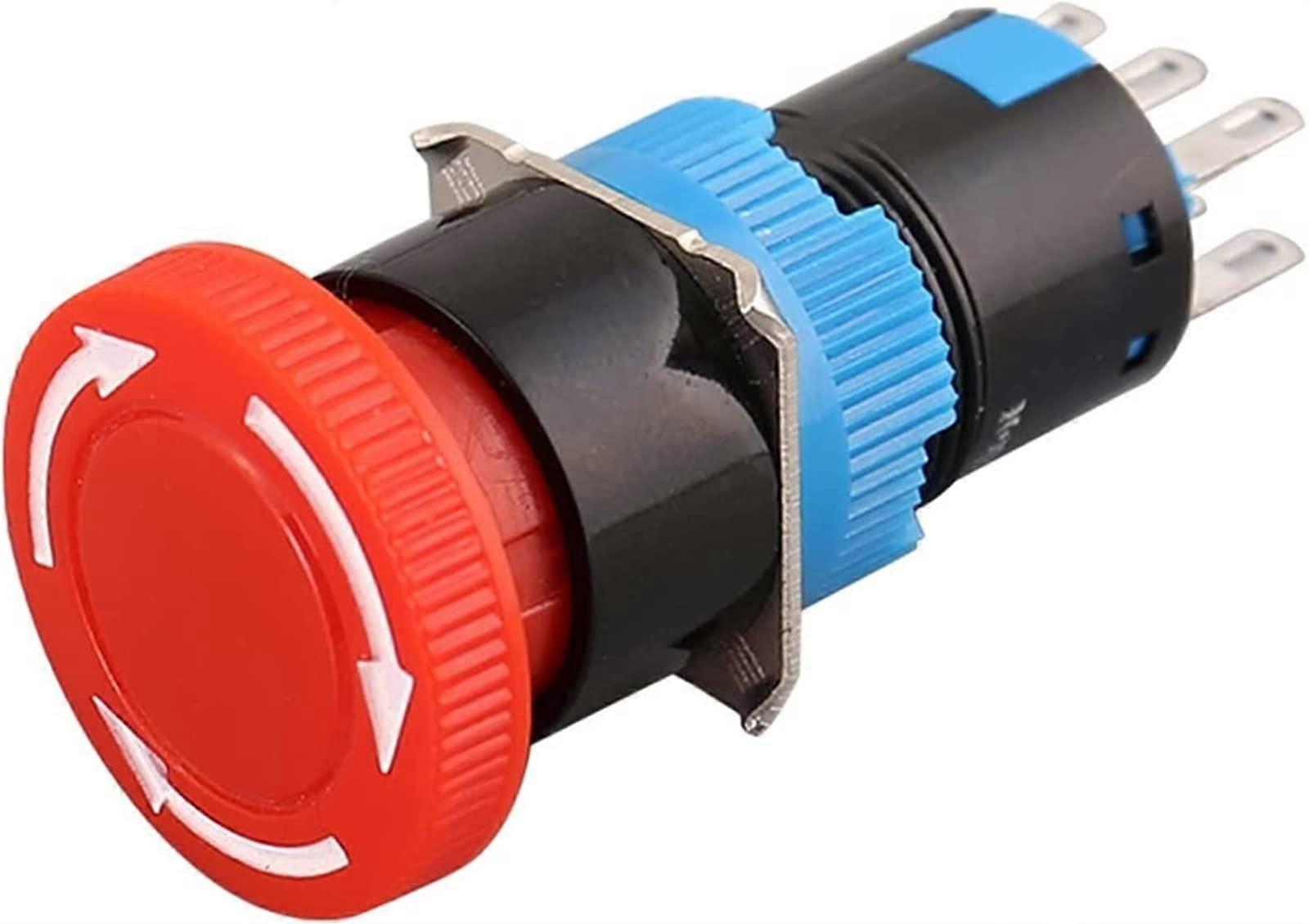 SwitchEncoder, large mushroom head emergency stop switch, 16 mm, 3pole connection, rotary locking pushbutton (Large Head, 1NO1NC) 1NO1NC Large Head