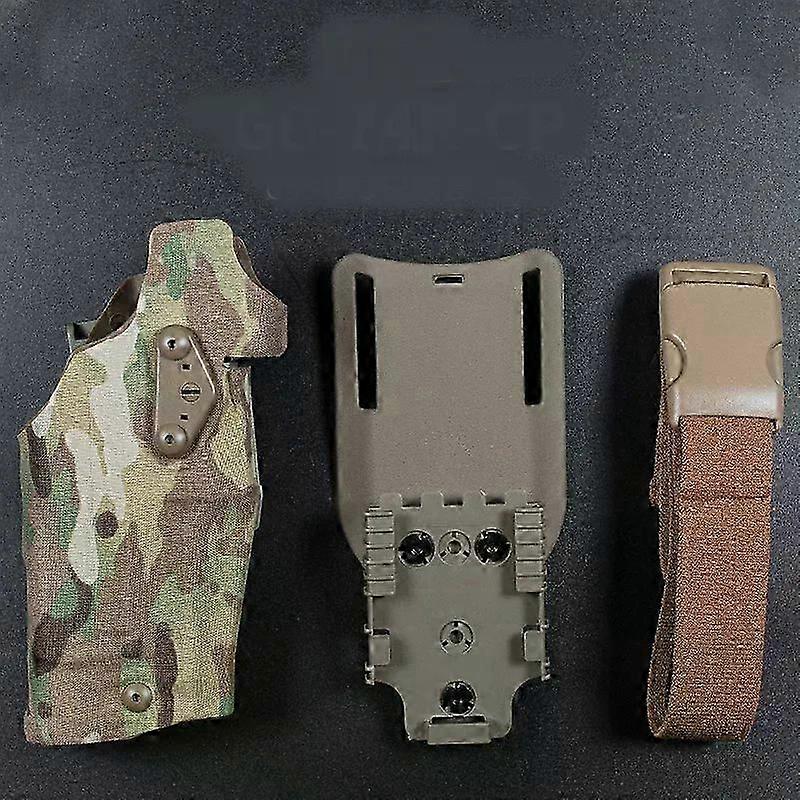G17+X300 Protect Cover ALS Quick Release Gun Holster Pistol Carry Case With Thigh Strap Fit For Glock Wear-resistant Hunting Holster
