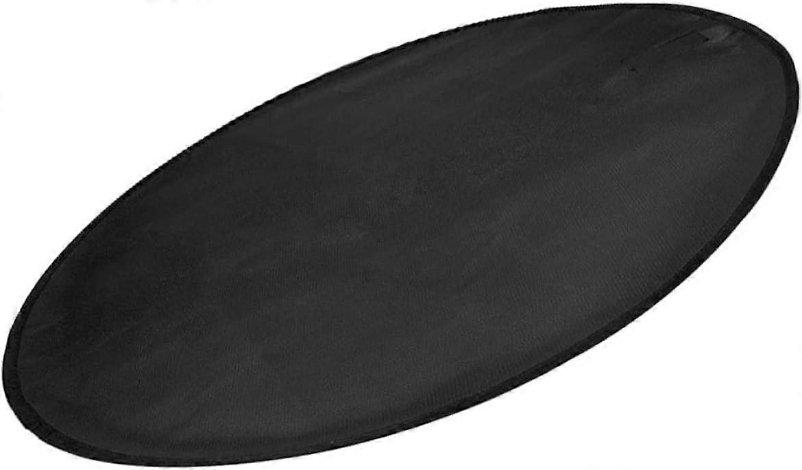 BBQ Grillmatte Outdoor Fire Pit Grill Mat Portable Camping Black Matte