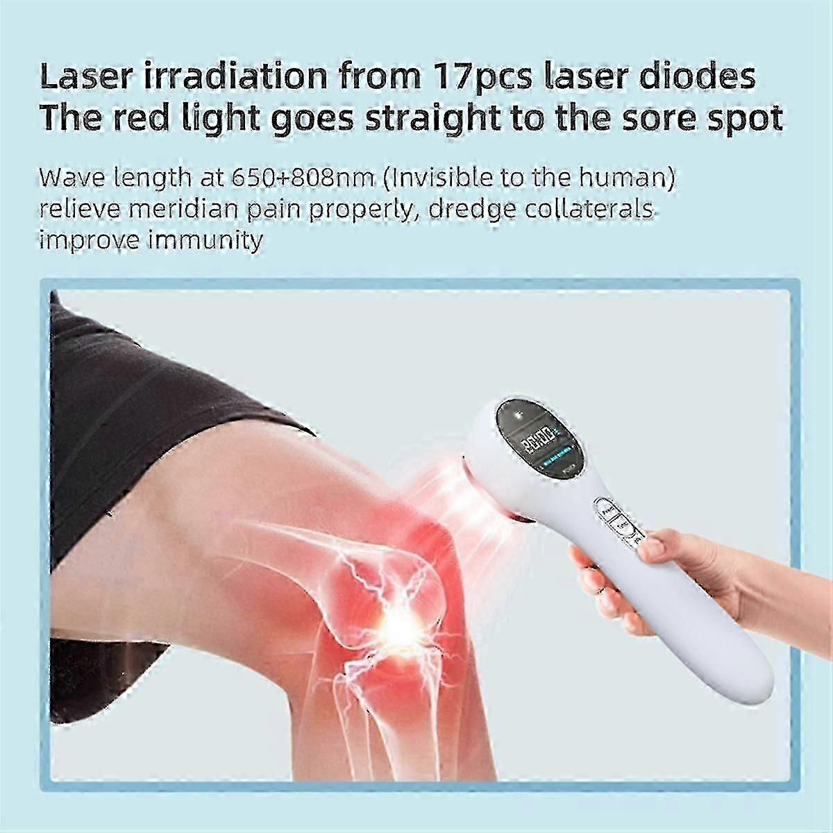 Semiconductor Laser Physiotherapy Instrument Red Light Therapy Apparatus Far Infrared Lamp Eu Plug
