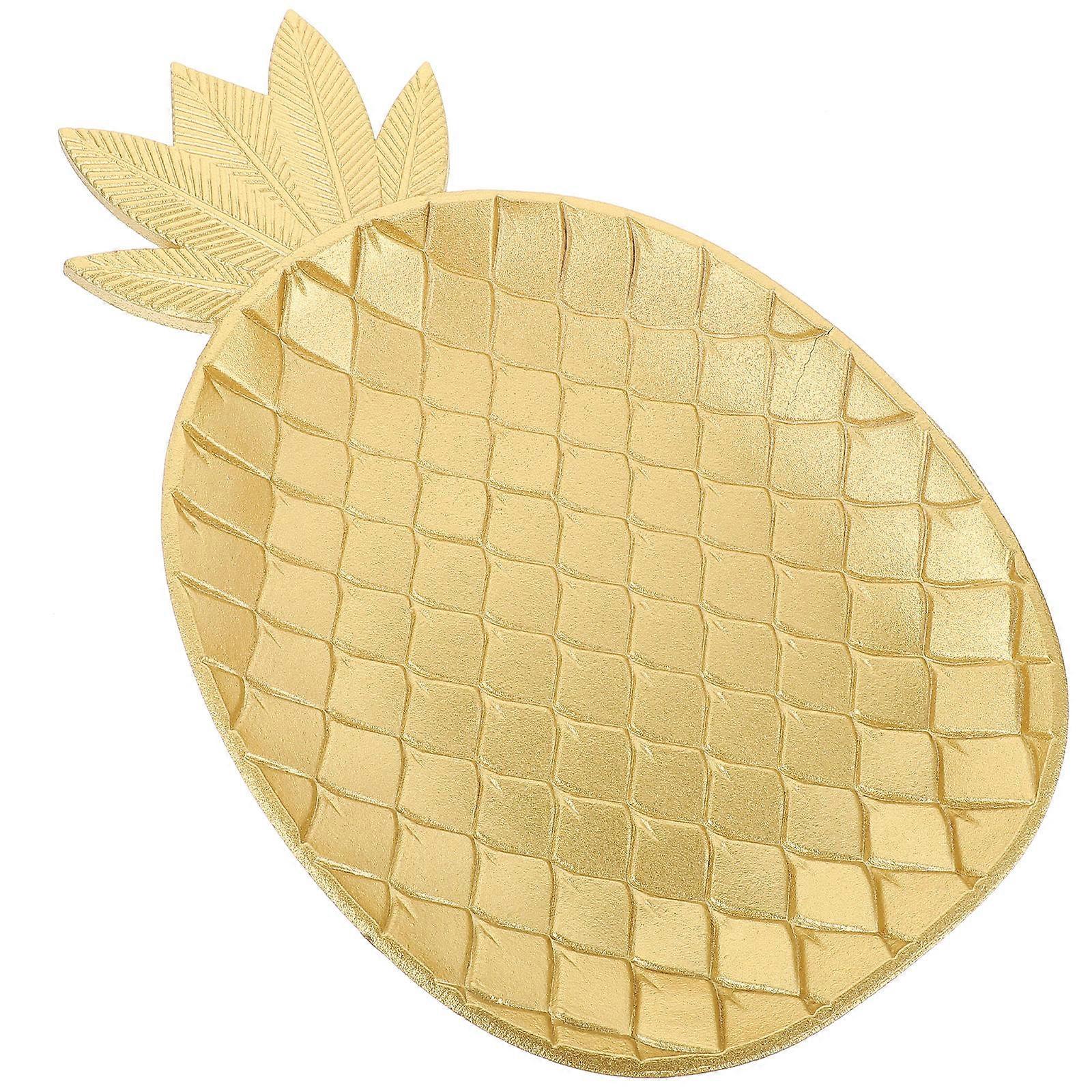 Serving Platter Wooden Snack Plate Home Use Rectangular Elegant 1Pack