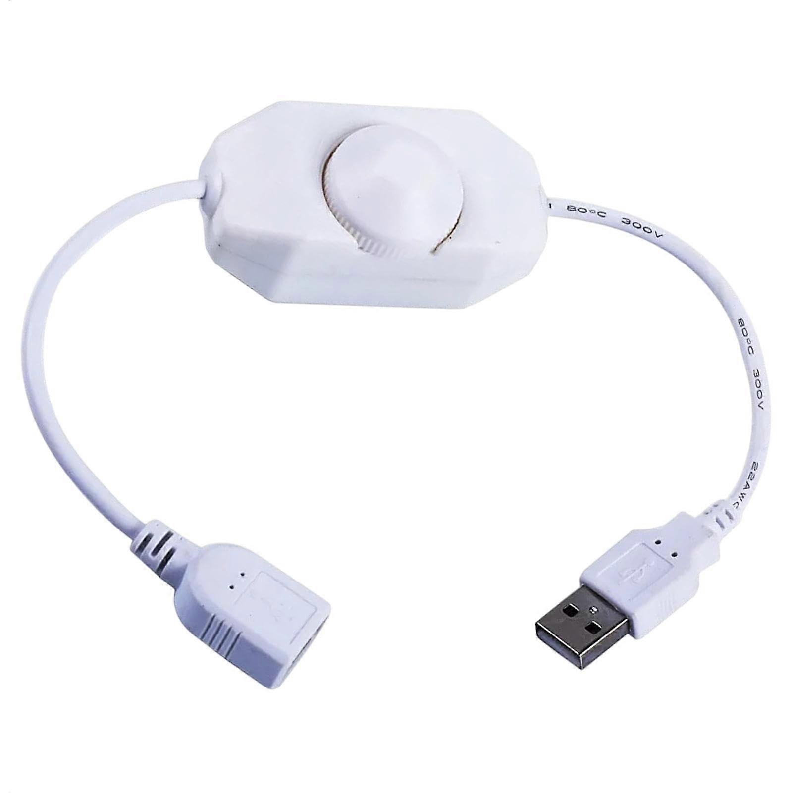 LED Strip Light Controller  Manual Dimmer Controller, LED Light Bar, USB Touch Button, Multifunctional Dimming Controller White